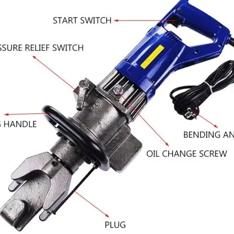 Portable Rebar Bending Machine RB-16 Portable Electric Hydraulic Bending Machine