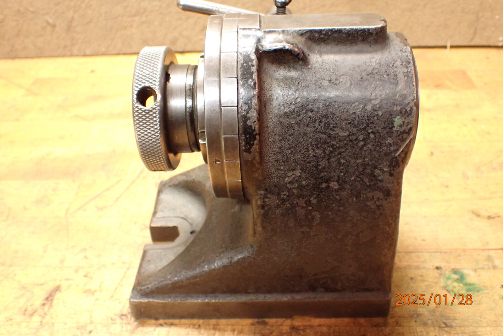 LOT B OLDER HARDINGE H-4 5C COLLET INDEX FIXTURE W/ DRAW BAR MACHINIST FIXTURE