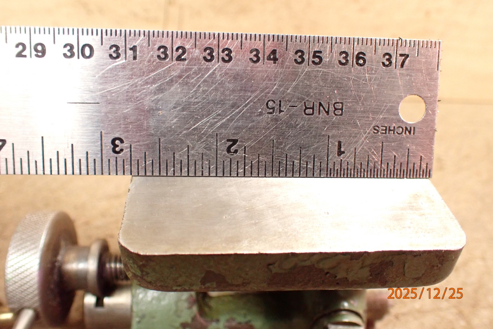 VINTAGE SMALL MACHINIST TAILSTOCK ASSEMBLY POSSIBLE GRINDING GRINDER TOOLING