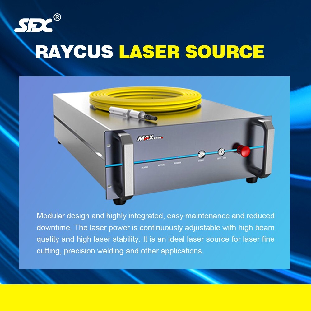 SFX 1500W Fiber Laser Cutting Machine 900x1300mm Metal Sheet Cutting Machine
