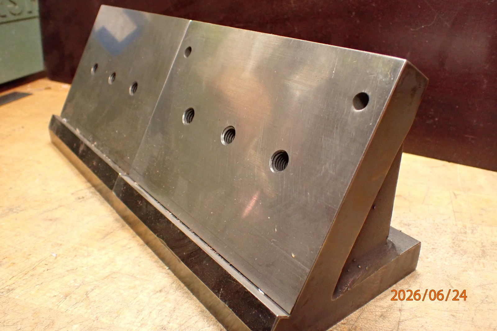LOT 331Y: 2 MACHINIST ANGLED WORK HOLDING FIXTURES SETUP TOOLING JIG