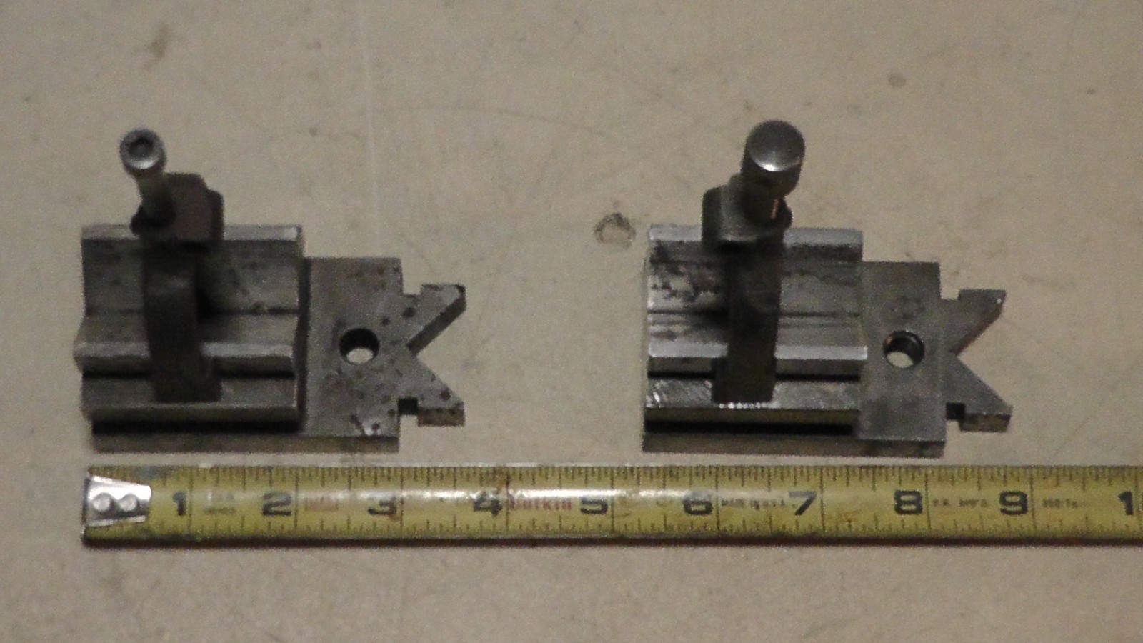 2x Unbranded V-Block and Clamp Set Tool Maker Machinist, Used
