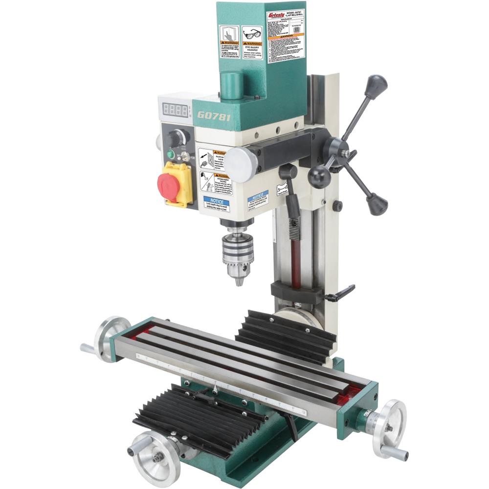 G0781 4″ x 18″ 3/4 HP Mill/Drill