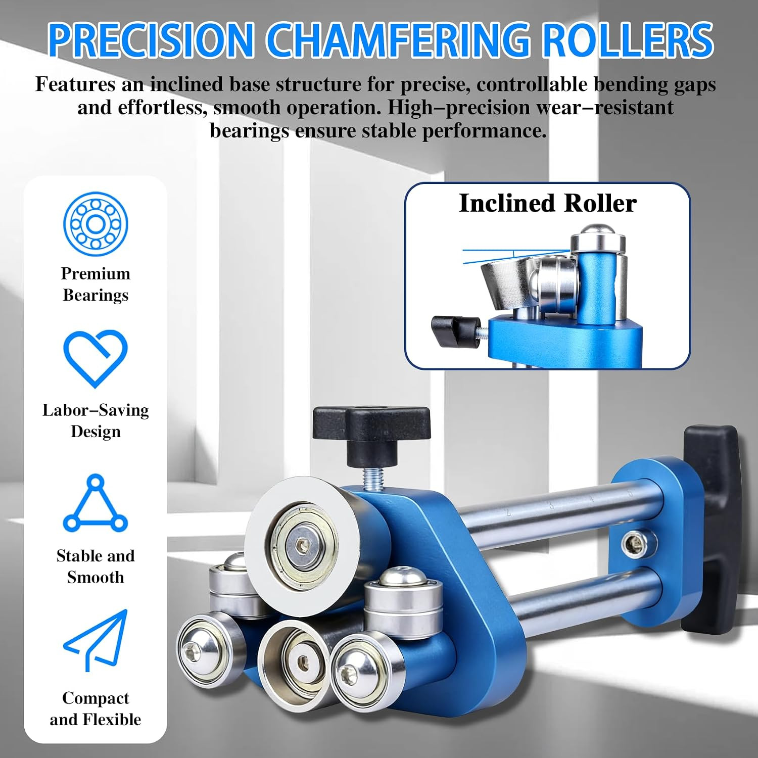 Sheet Metal Roller 1-Station Metal Bender, Professional Sheet Metal Roller Bende