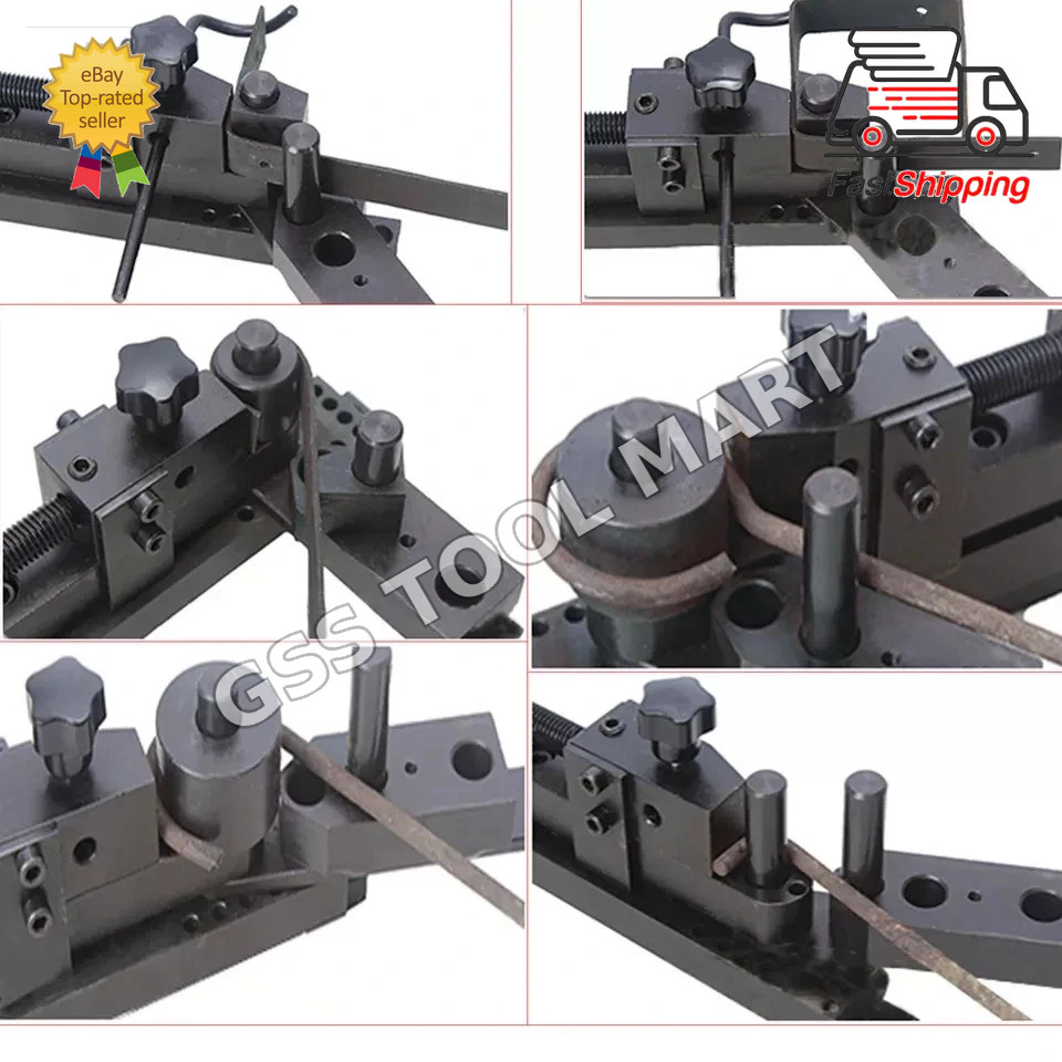 Manual Metal Bender Bar Tube Pipe Wire Bending Machine Universal Mini Biegemasch