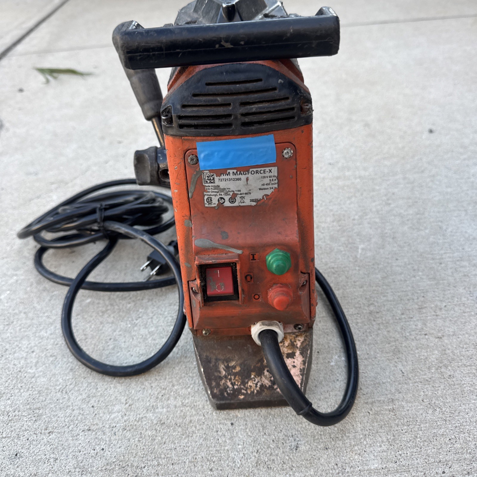 Fein Slugger Portable Magnetic Drill, JHM USA 101, 120V