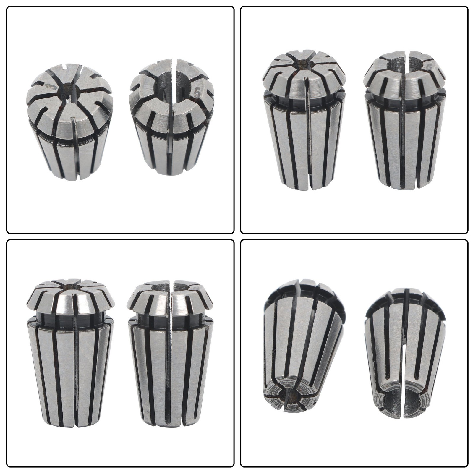 ER11 Spring Collet Set 7 Pc 1-7mm for CNC Milling Lathe Engraving