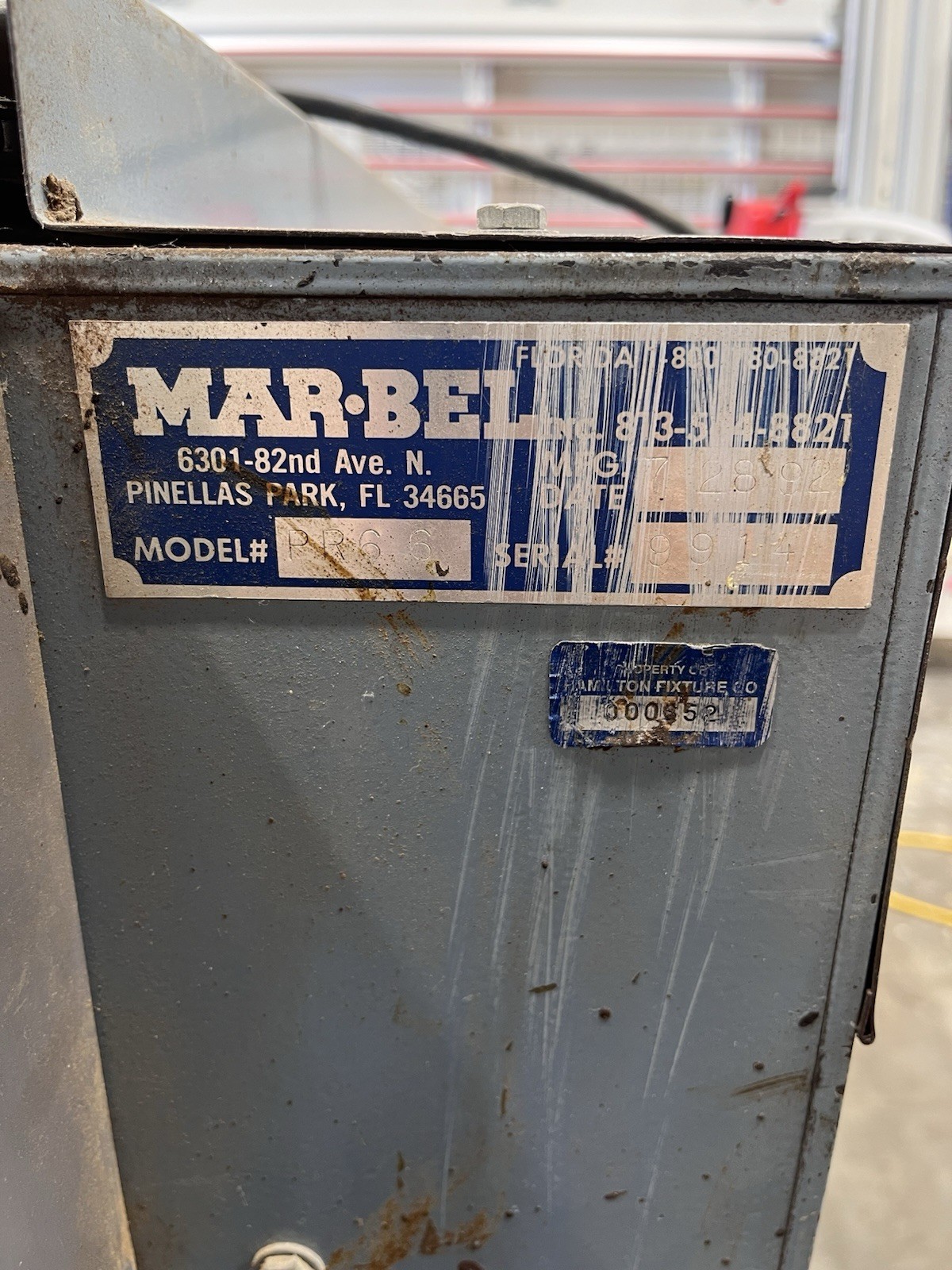 Mar-Bel PR6 Electric Induction Machine, Semi-Automatic Control
