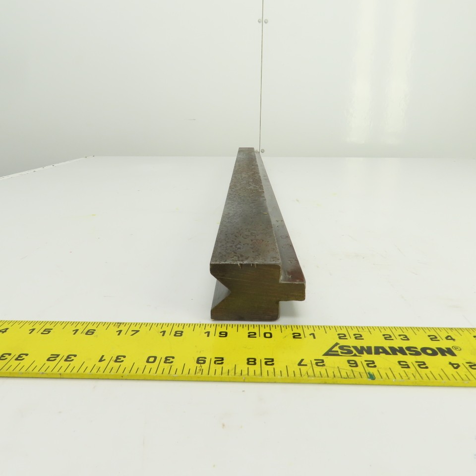 36-3/4″ Press Brake Forming 90° V Angle Die Block 1/2″ Tang 1-5/8″H 1-1/2″ Thic