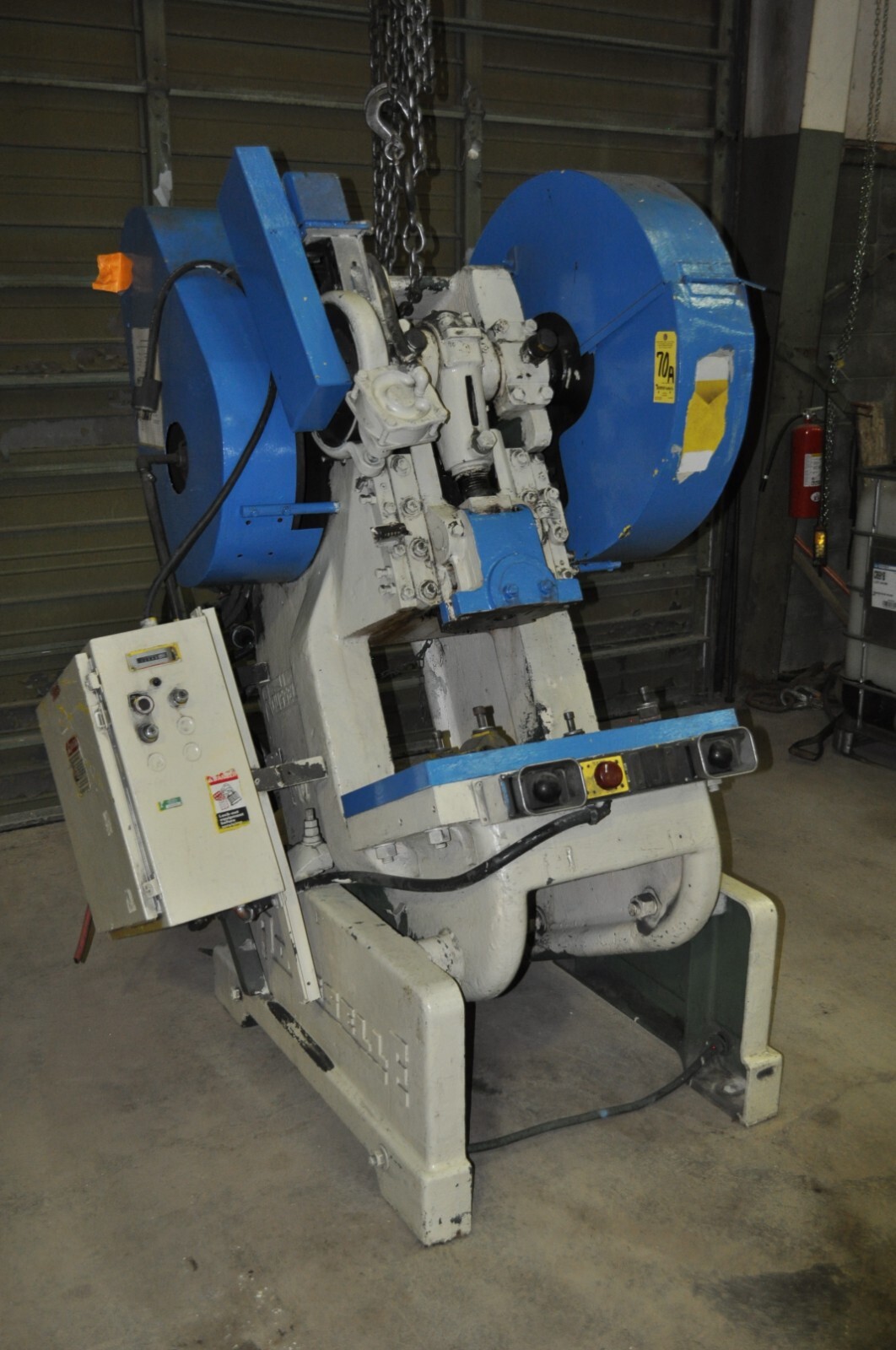 60 TON ROUSSELLE OBI PRESS 3″ STROKE 12.5″ SHUT HEIGHT 3.5″ ADJUSTMENT 50 SPM