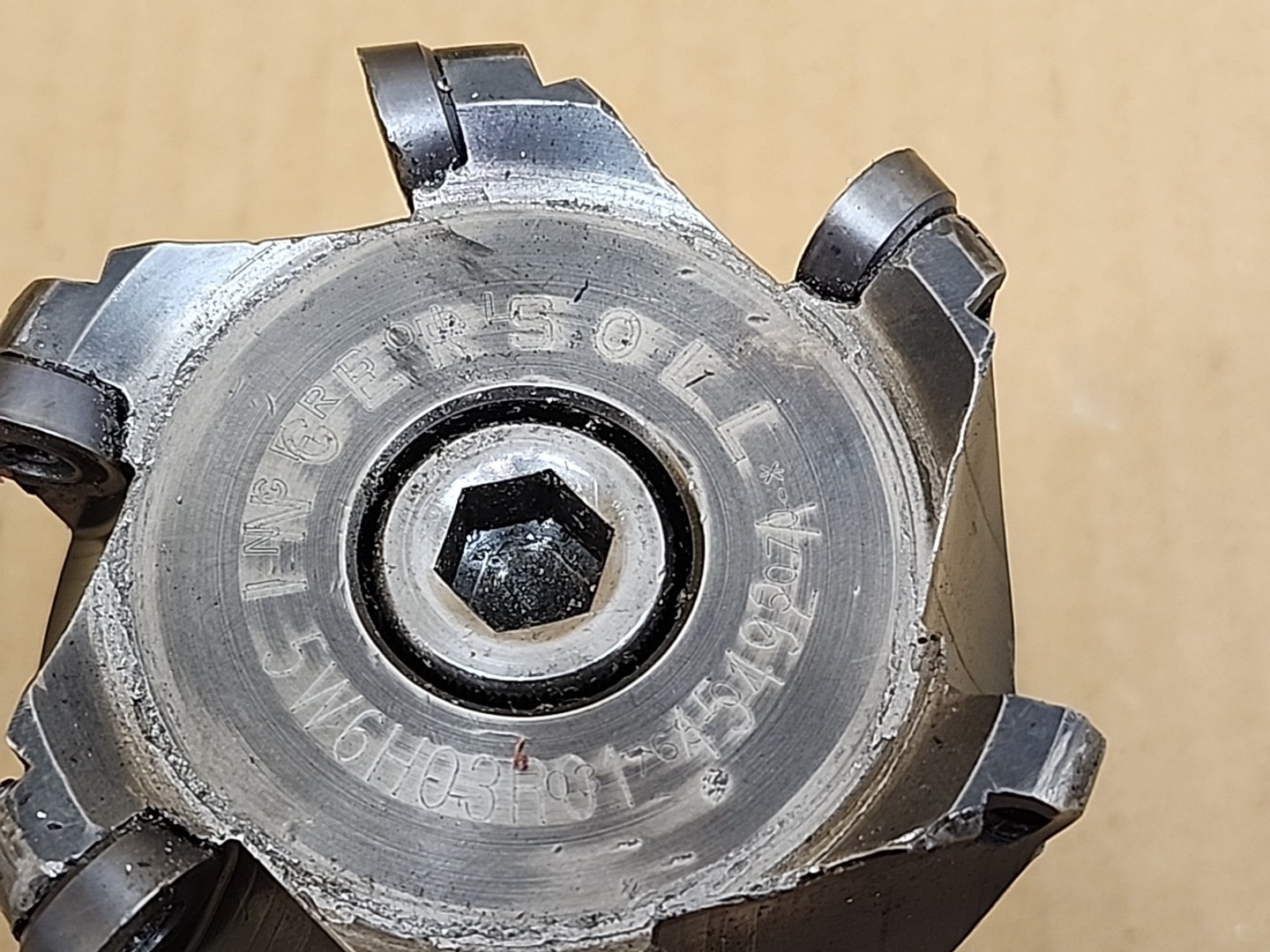 Ingersoll 3″ Indexable Facemill 5W6H03R01 45492-A With Straight Shank