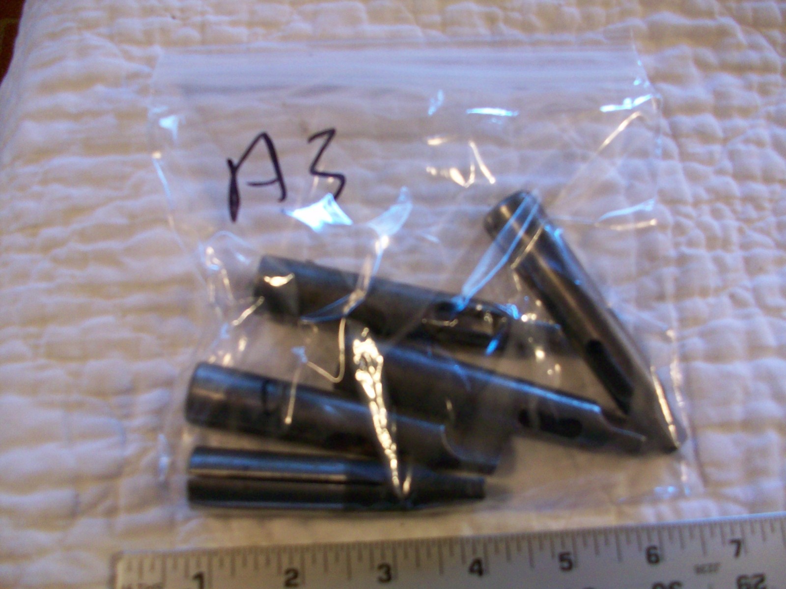 Five Assorted #2 Morse Taper Tap Sleeve or Arbors 3 1/4″ to 3 5/8″ Long