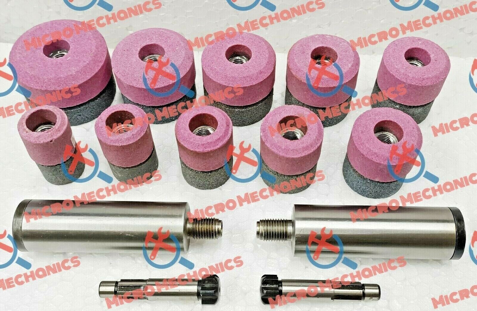 20x Valve Seat Grinding Stones + 2x Stone Holder + 2x Driver SIOUX Thread 11/16″