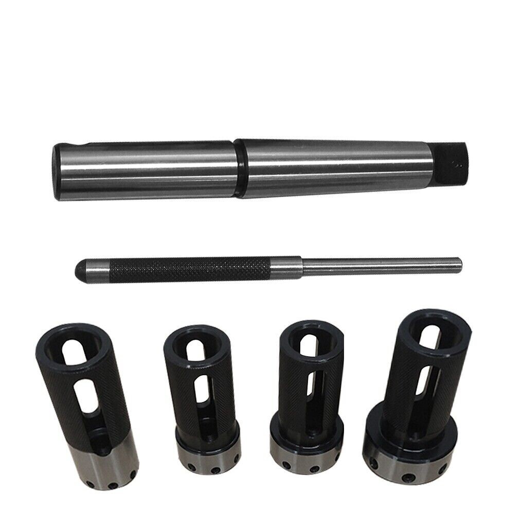 Lathe Tailstock Floating Die Holder Set MT3 Shank 3MT Imperial Die Threading Kit