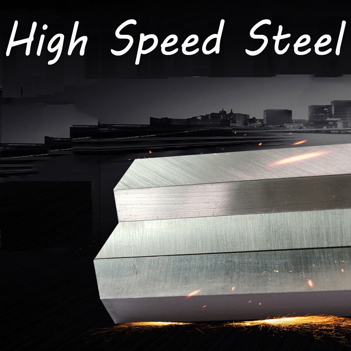HSS High Speed Steel Square Lathe Bar Turning Tool HRC60-62 Hardness 200mm Long