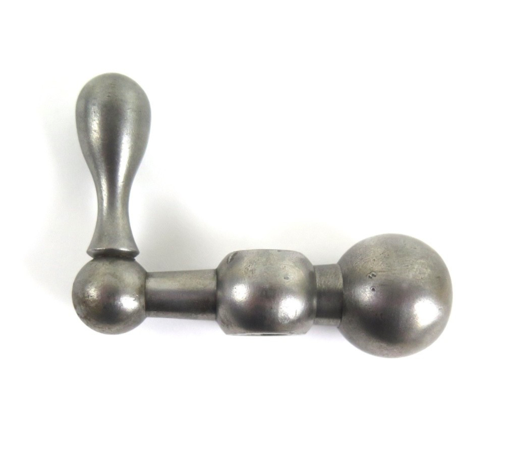 South Bend 7″ Shaper Tool Slide Ball Crank Handle 3″ Wide x 5/16″ Bore