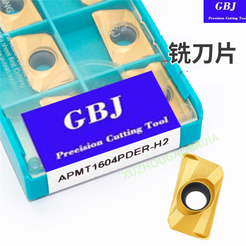 GBJ-CNC APMT1604PDER-H2 GBJ201 Carbide Milling Insert Roughing For BAP400R Tool