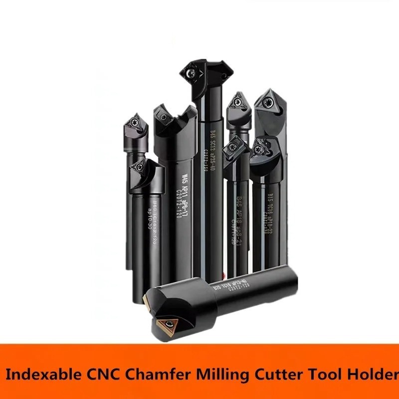Chamfer Milling Cutter 45 Degree Indexable Countersink Tool Holder C20-20 TCAP