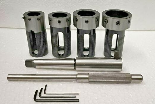 LATHE TAILSTOCK DIE HOLDER SET OF 4 FLOATING TYPE MT3 SHANK ZEALINDUSTRIES