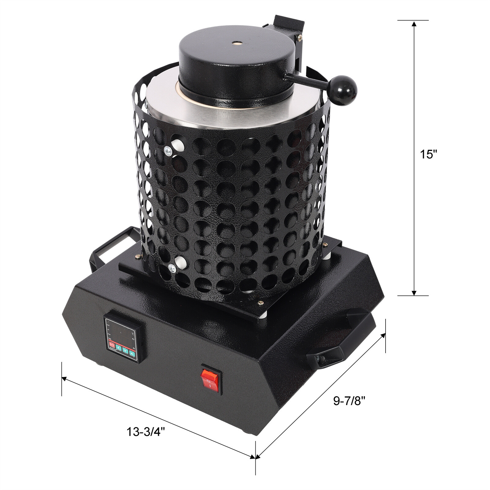 Electric Melting Furnace 1800W 1100 °C / 2012°F Gold Smelting Furnace Kit
