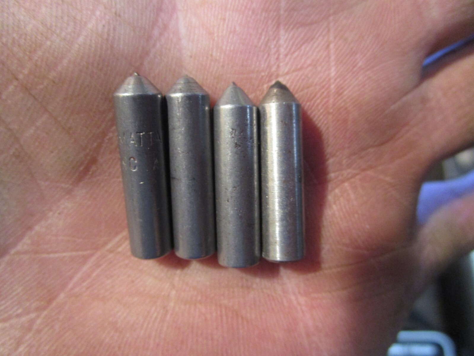 (4) NOS Permattach 1/4″ Shank X 1″ Diamond Tip Wheel Dressers USA BLOWOUT PRICE