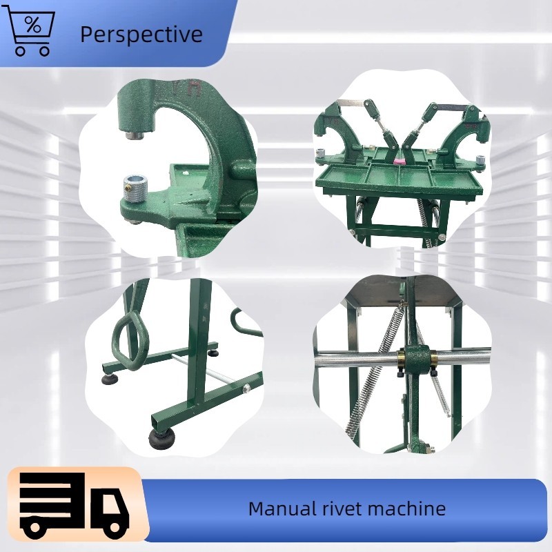 Green Two Foot Manual Rivet Wrestling Machine Buttonhole Machine Iron Tool