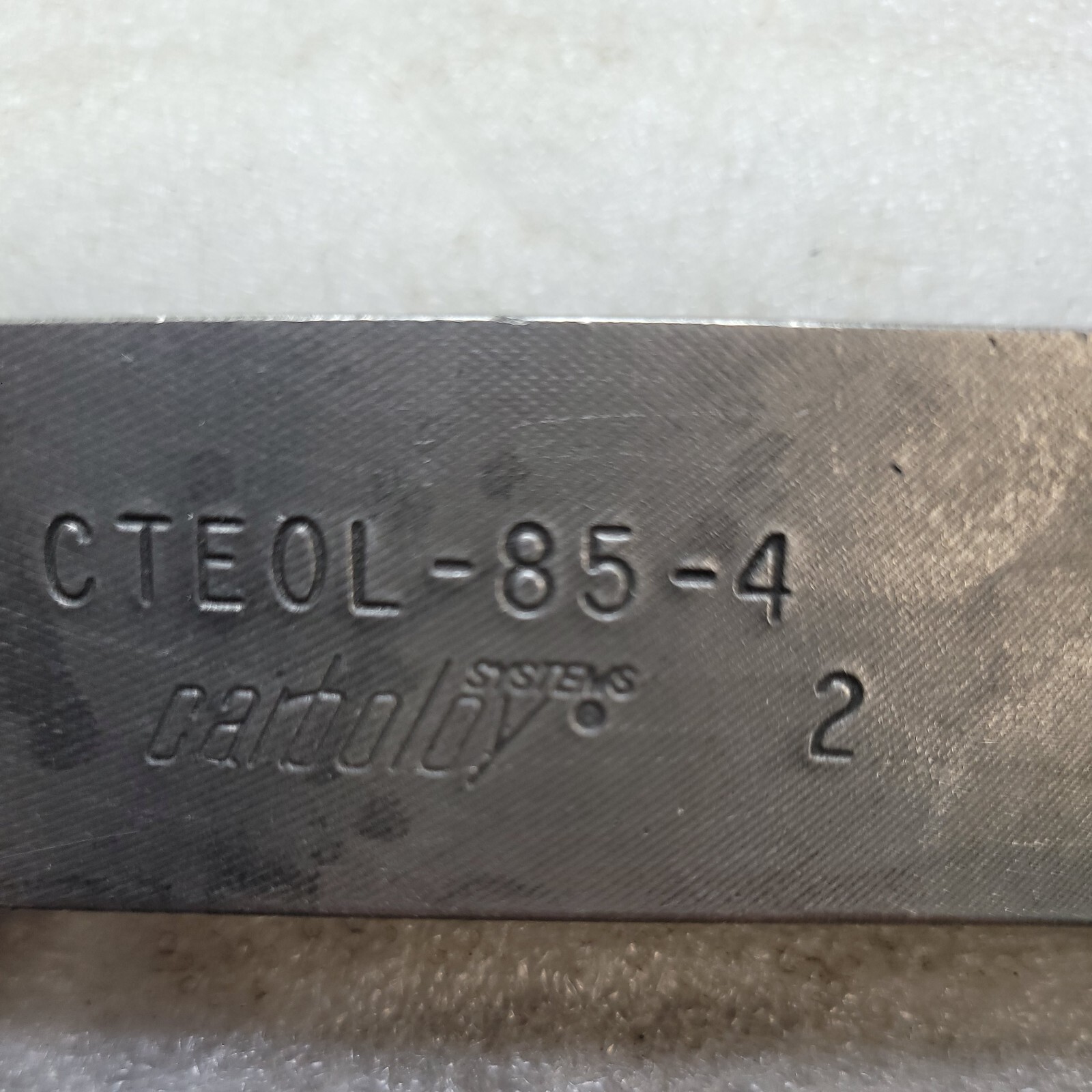 Carboloy CTEOL-85-4 1″ X 1 1/4″ Lathe Turning Insert Tool Holder USED IN EX CON