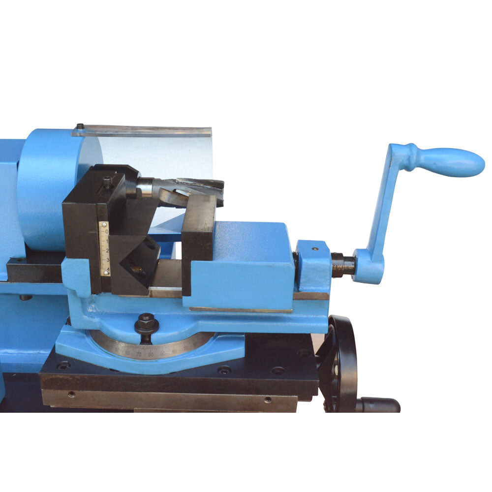1 HP Electric Tube Pipe Notcher 1/2 to 2″ End Mill V-Block Rotary Vise 0-250 RPM
