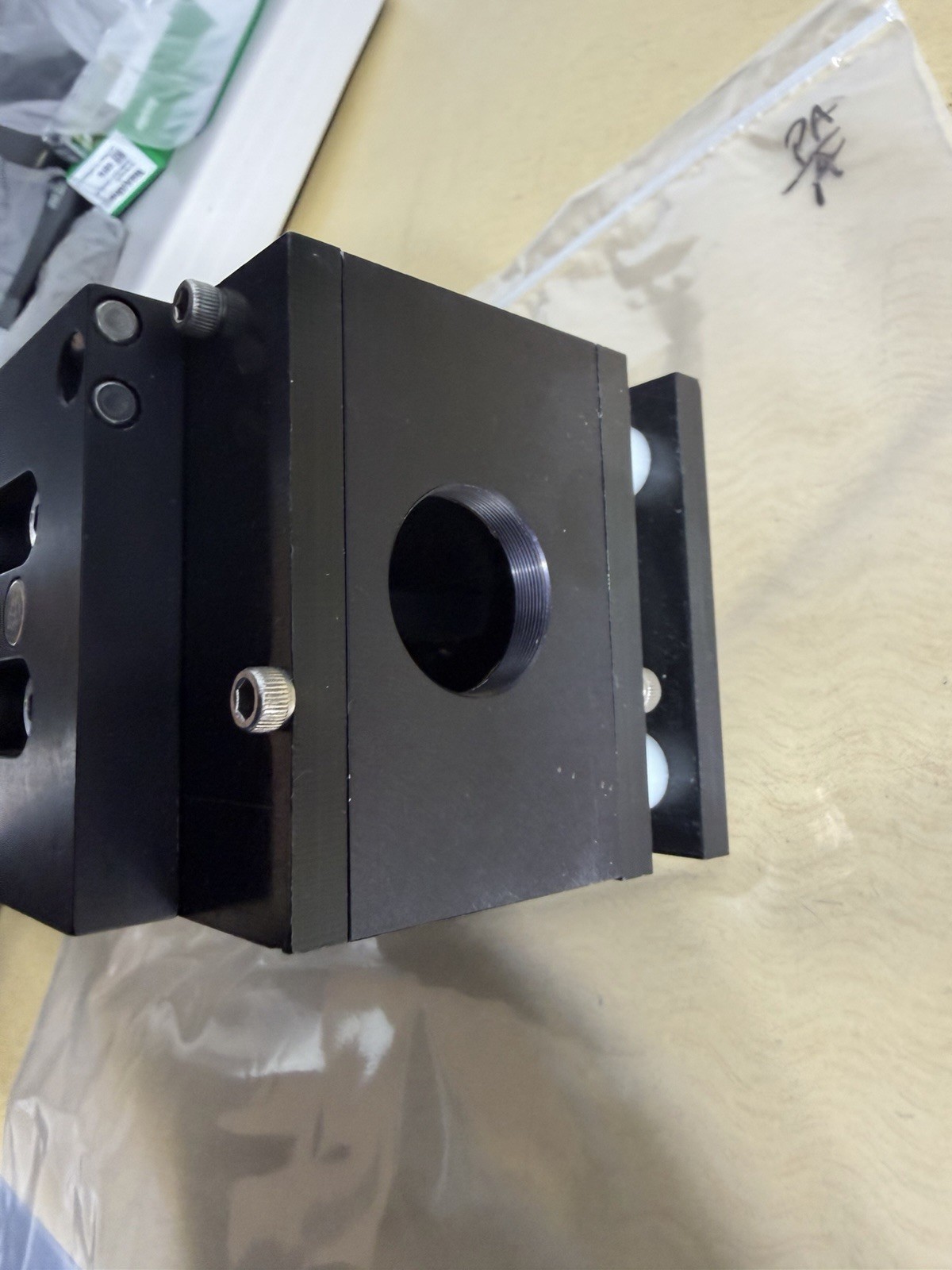 Percent Attenuation Optical Laser Breadboard pulled off PhotoScribe LMS UV Laser