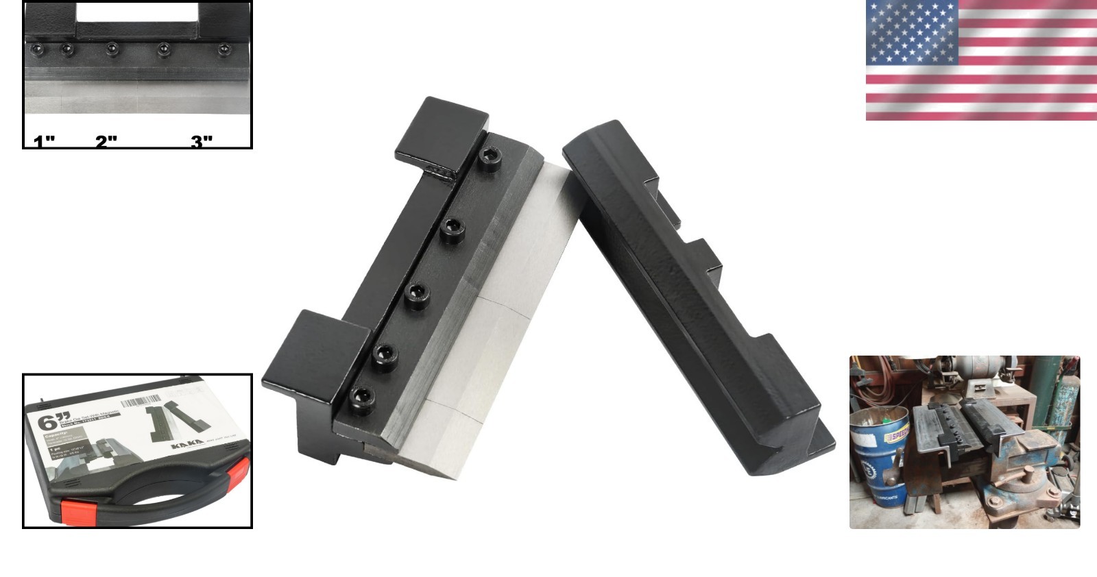Durable Metal Brake Bender with 3 Finger Set for Efficient Sheet Metal Bending