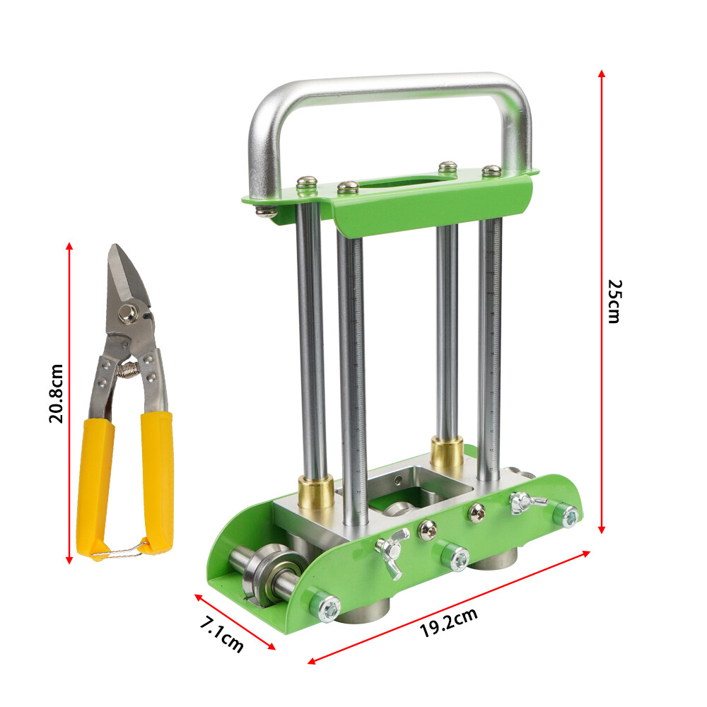 Green Hand Sheet Roller Bender 0-90 Degree Bending Angle Metal Roofing Tool