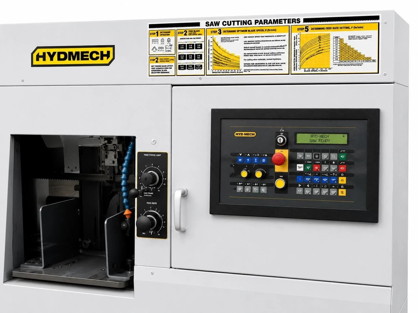 Hyd-Mech H10A Fully Automatic Horizontal High Production Bandsaw TESTED!!