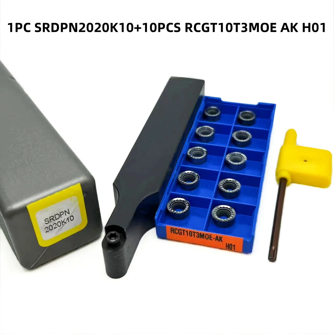 CNC Lathe External Turning Tool Bar Durable SRDPN1010-525 Holder Cutter RPMT10T3