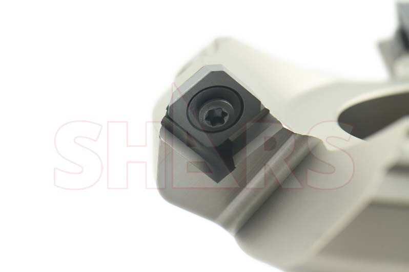 Shars 4″ 45° Indexable Face Mill SEET18T6 Insert 4 Flutes NEW M[