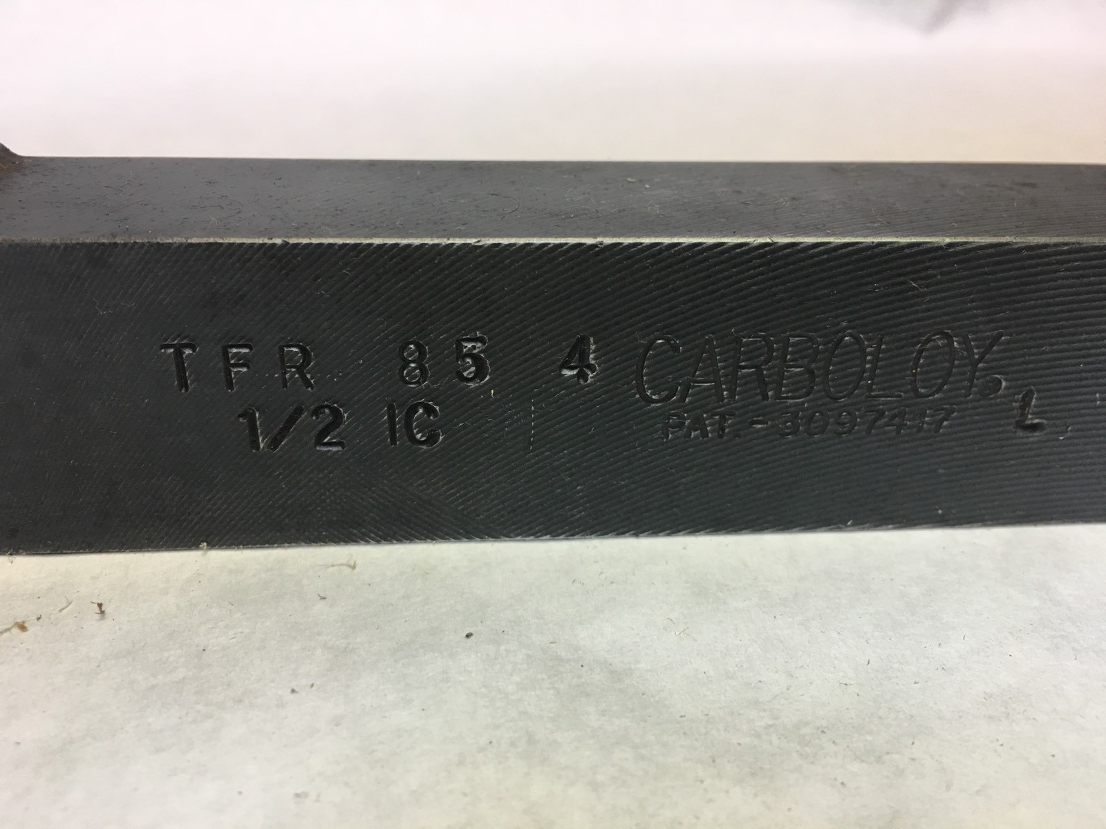 CARBOLOY TFR-84-4 THREADING LATHE TOOL HOLDER 1-1/4” X 1” W/ Inserts (L4)