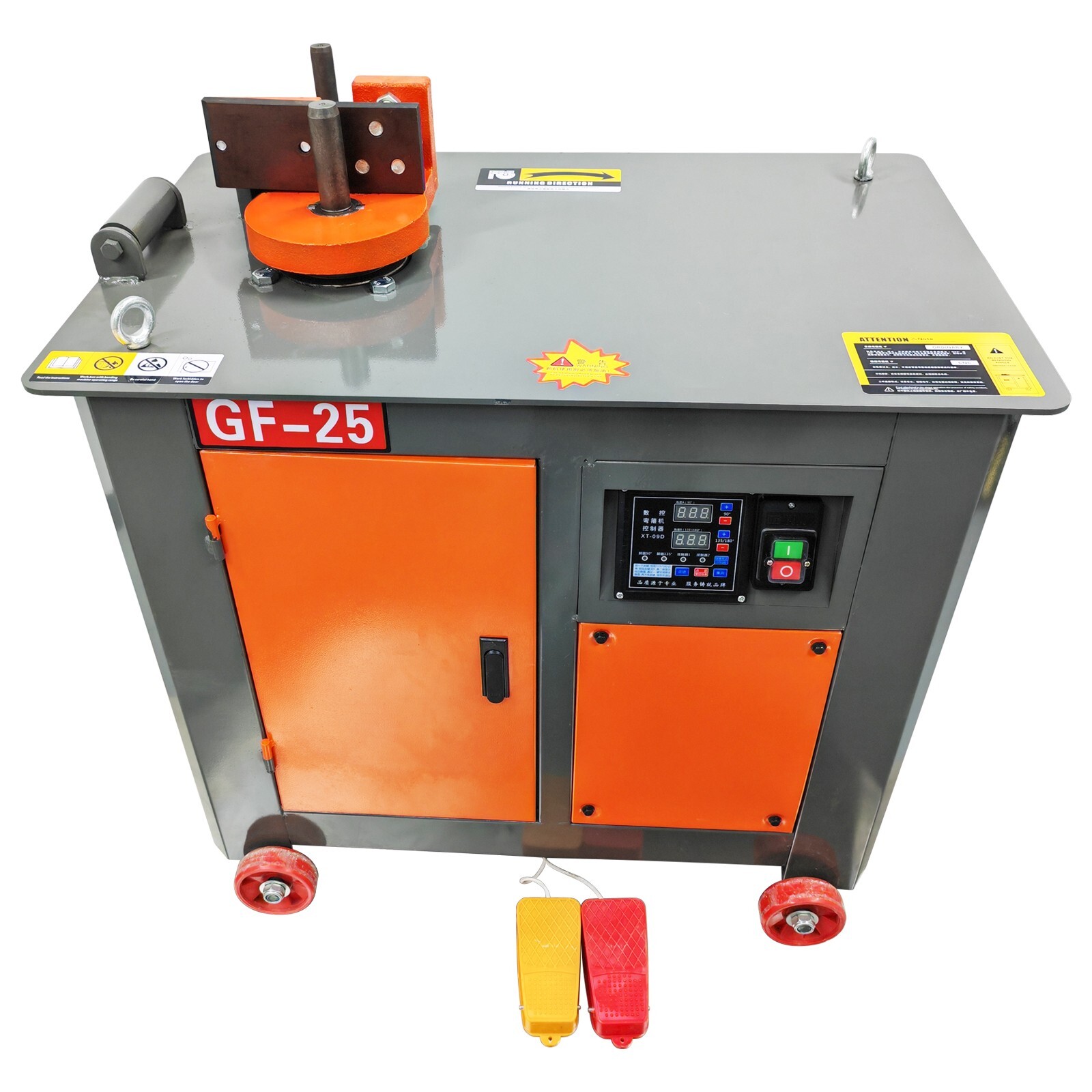 Heavy-duty Rebar Bender Bending Machine Multi Angle Bend 18-22mm Hoop Bender220V