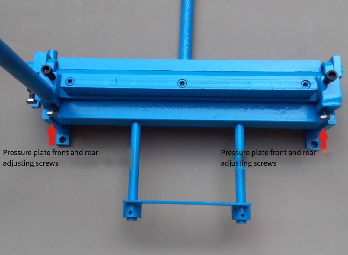 Iron Plate Bender Manual Sheet Metal Iron Aluminum Copper Plate Bending Machine