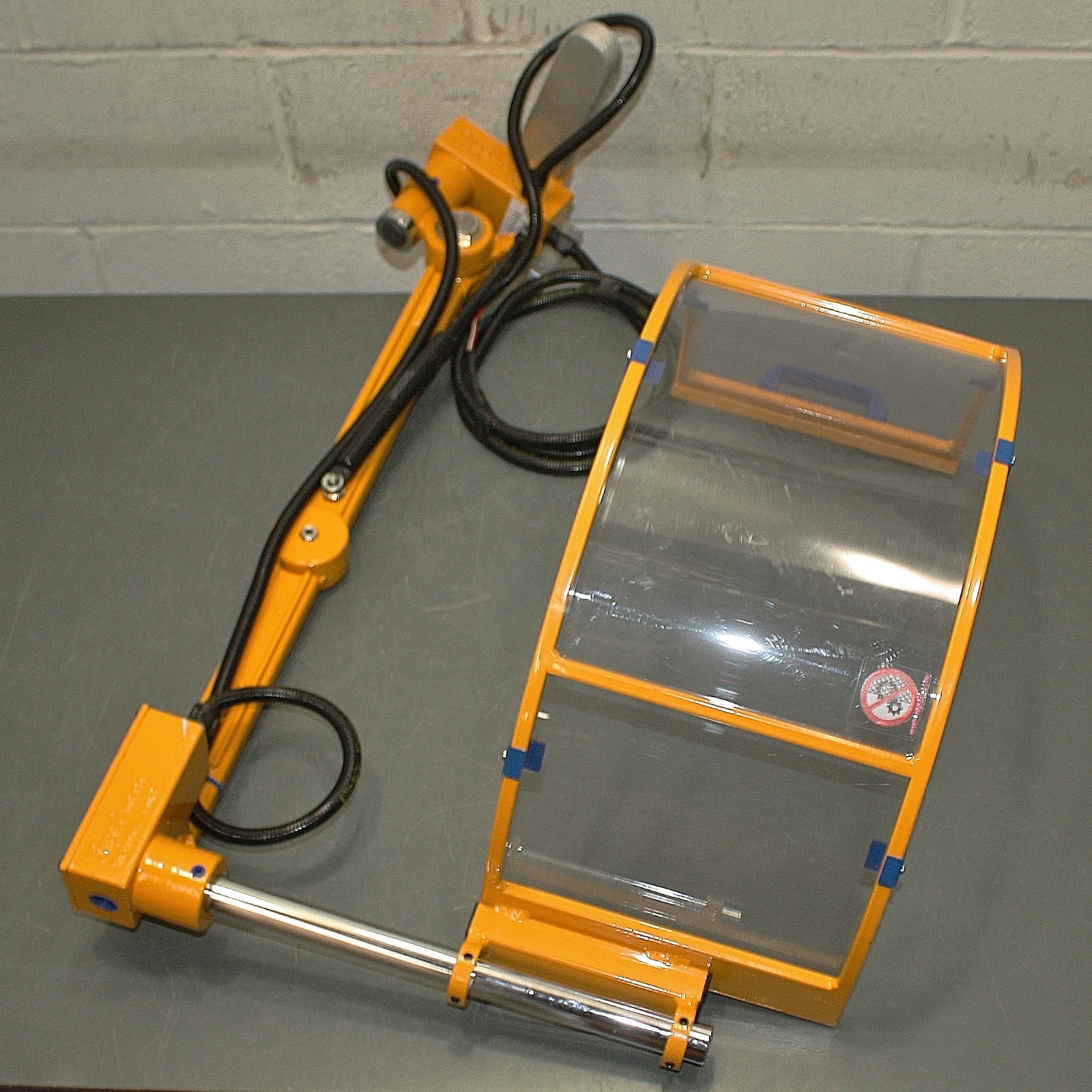 Repar Milling Machine Guard FBB-500H240, 19-1/2″ x 9-1/2″ Curved Shield, Arm