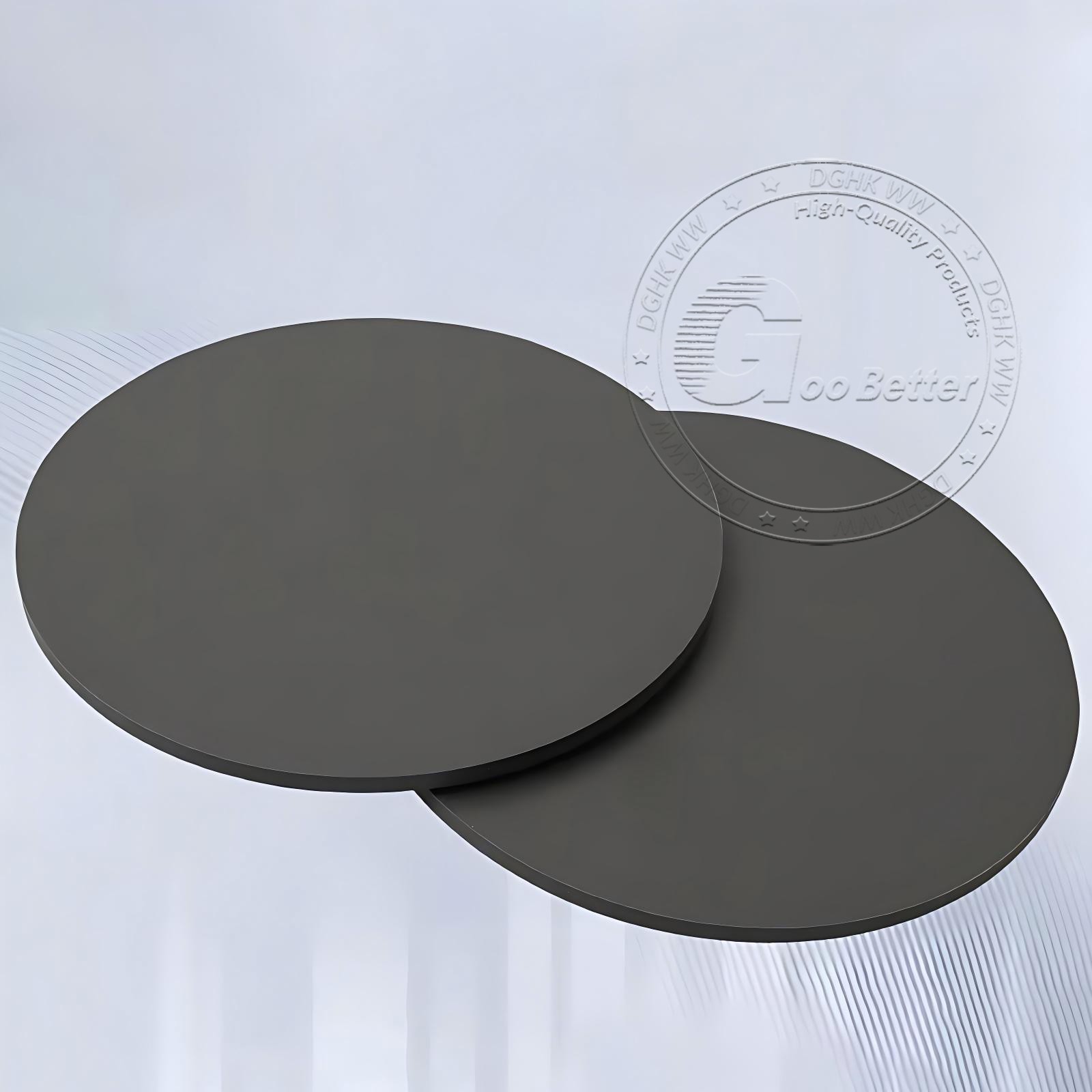 Grey PVC Plastic Round Discs Diameter 20-400mm Thickness 3-30mm Rigid PVC Sheet