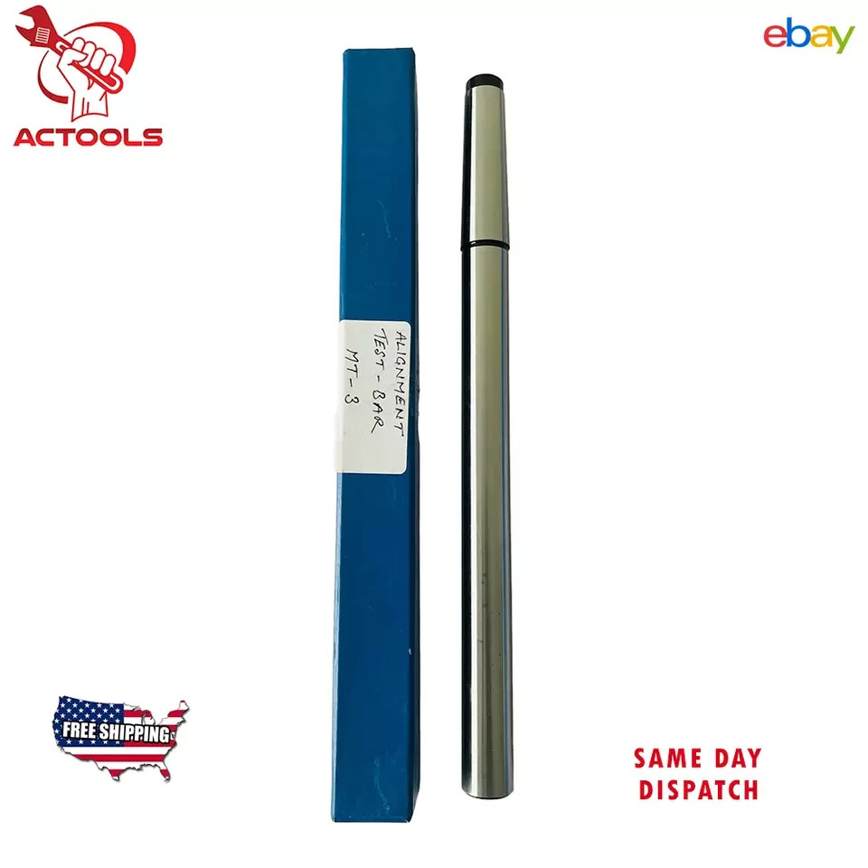 MT3 Lathe Parallel Alignment Test Bar Mandrel (Morse Taper MT3)- Alloy Steel EN