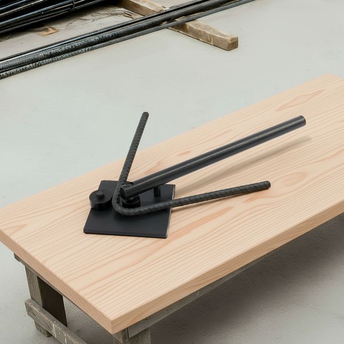 Manual Rebar Bender 0.5–1 Inch With 6 Dies Detachable Handle Q235/45# Steel