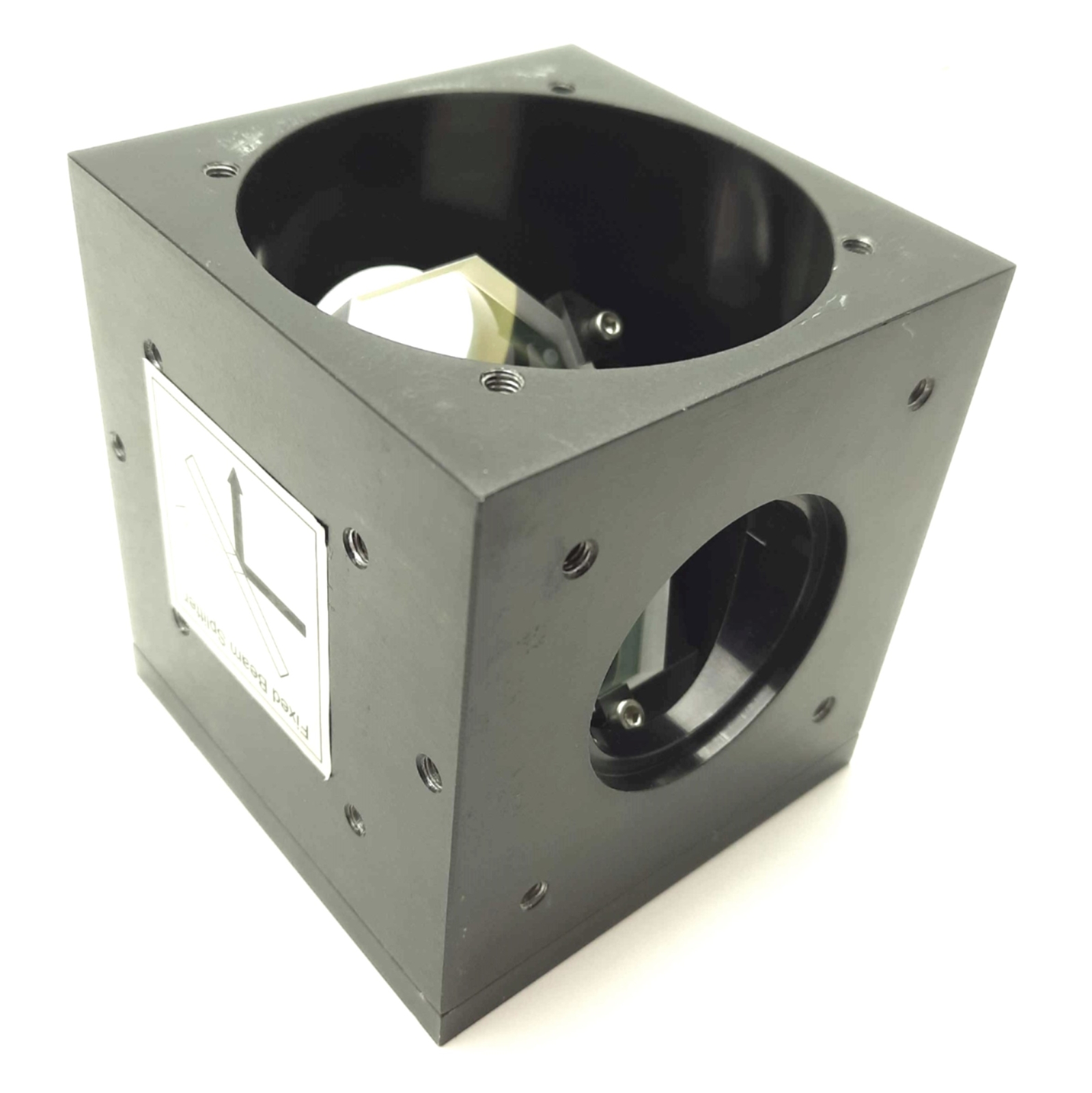 Spiricon YAG LASER Beam Splitter 1¾ to 1¾ & 3¼” Apertures 2.5″ C2C Cube Mounted