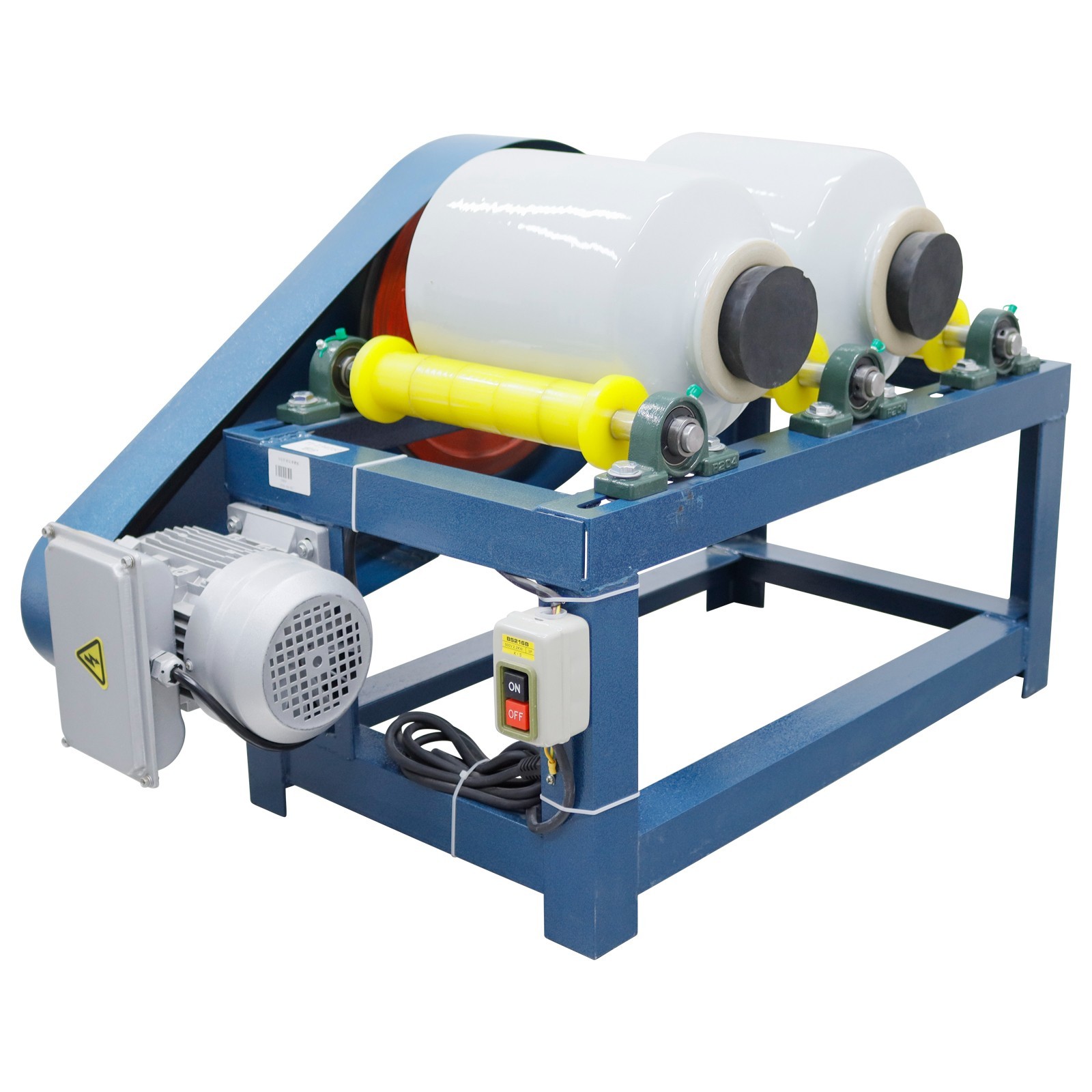 220V Small Lab Ball Mill Full Rubber Roller Glaze Quartz Sand Enamel Grinding