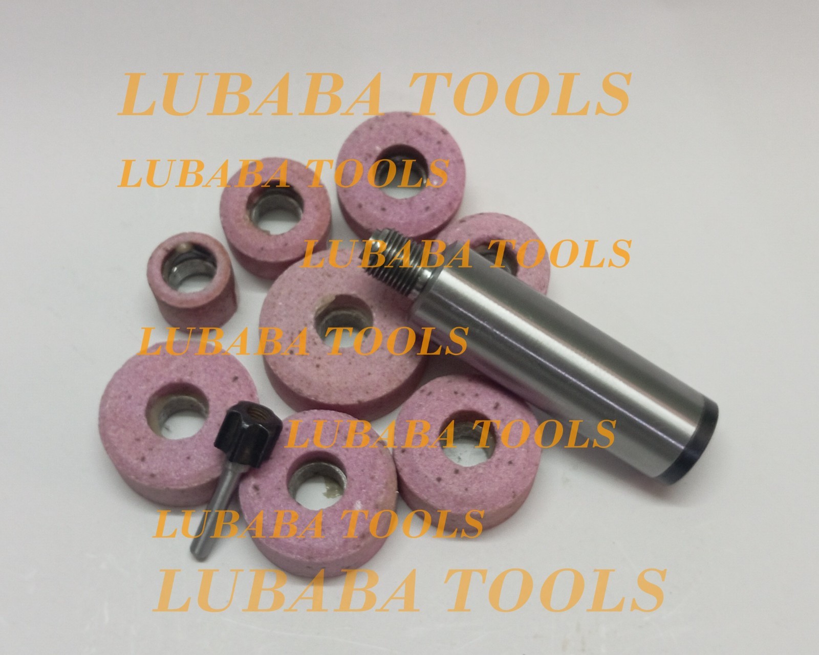 New B&D Valve Seat Pink Grinding Wheel All Set Available + 9/16″ Stone Holder