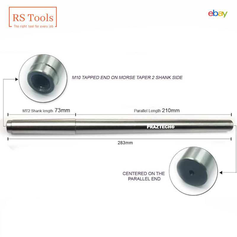 Lathe Mandrel Alignment Test Bar Set MT2 And MT3 EN31 Alloy 283 335mm 2MT 3MT