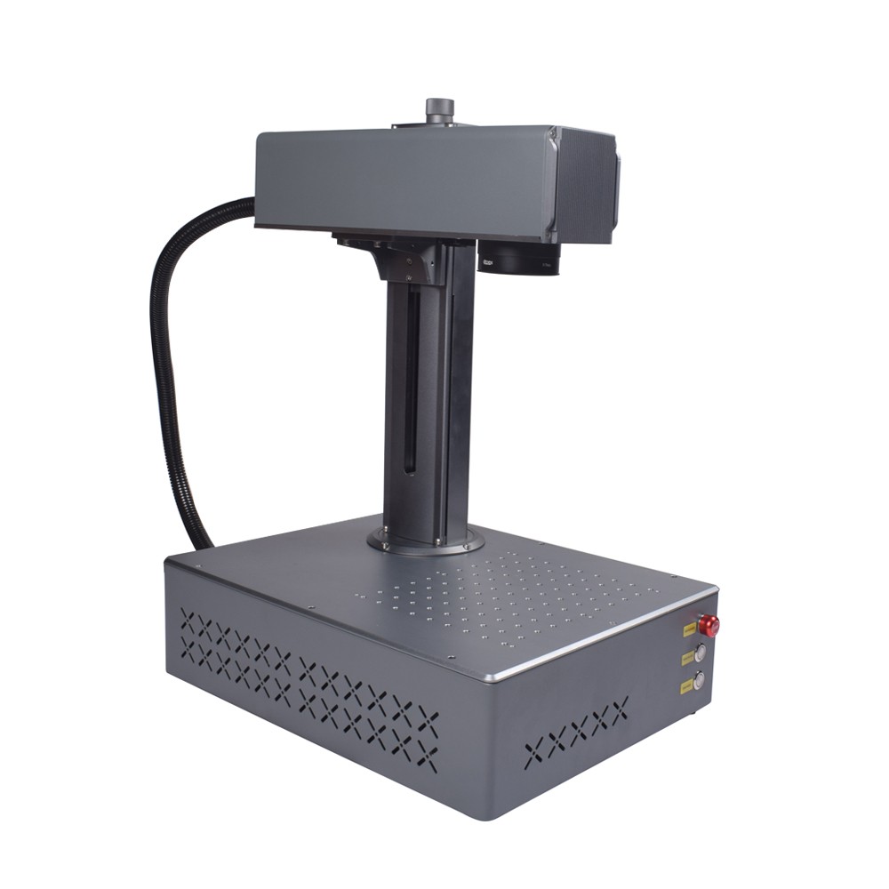 60W Portable JPT Mopa M7 Auto Focus Fiber Laser Marking Engraving Machine Marker