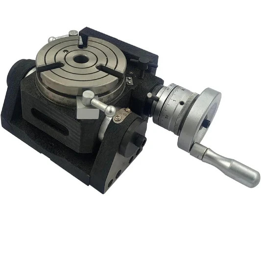 Horizontal Vertical 4″ Inch II 110 mm – MT2 Center Bore Rotary Milling Tables