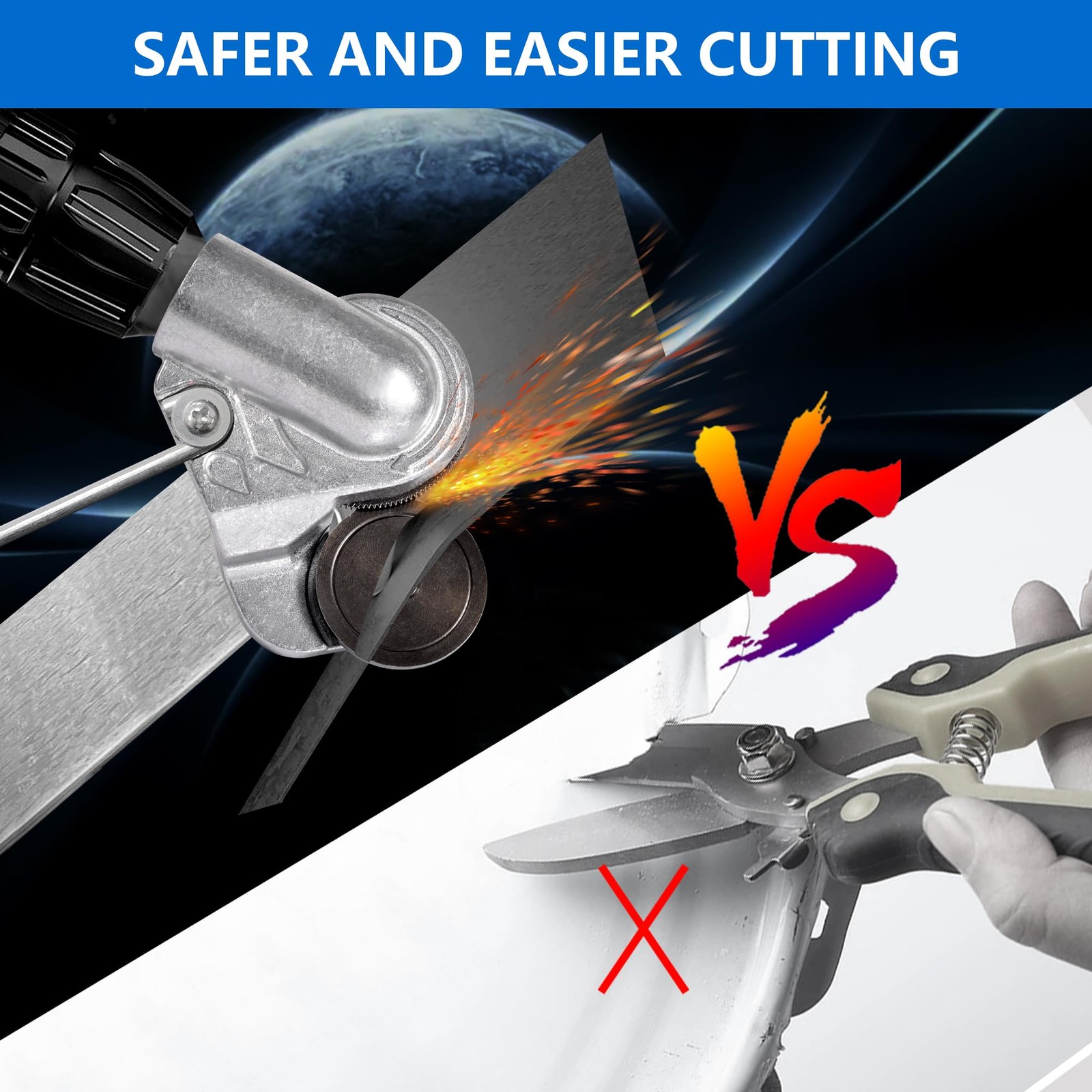Innovative Electric Drill Plate Cutter – Versatile Metal Shears Attachment fo…