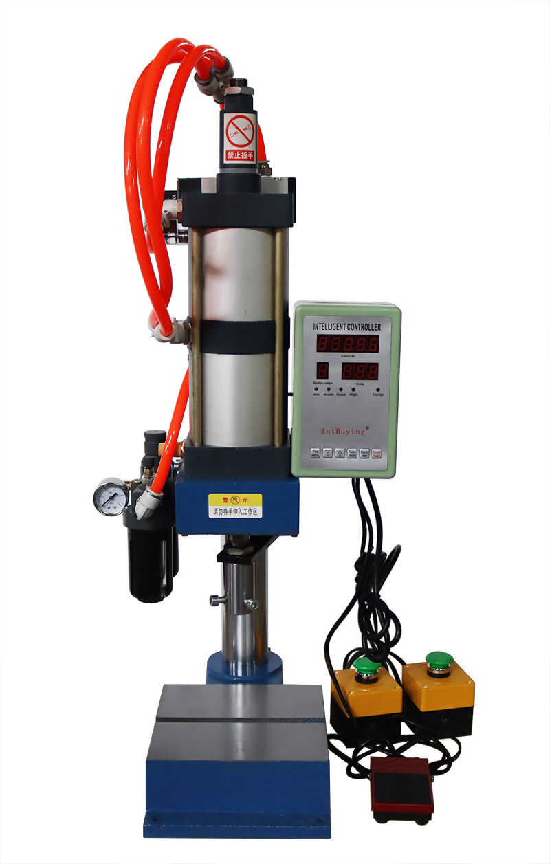2205Lbs/1000kg 110V Pneumatic Punch Press Machine with controller Pressure 1 ton