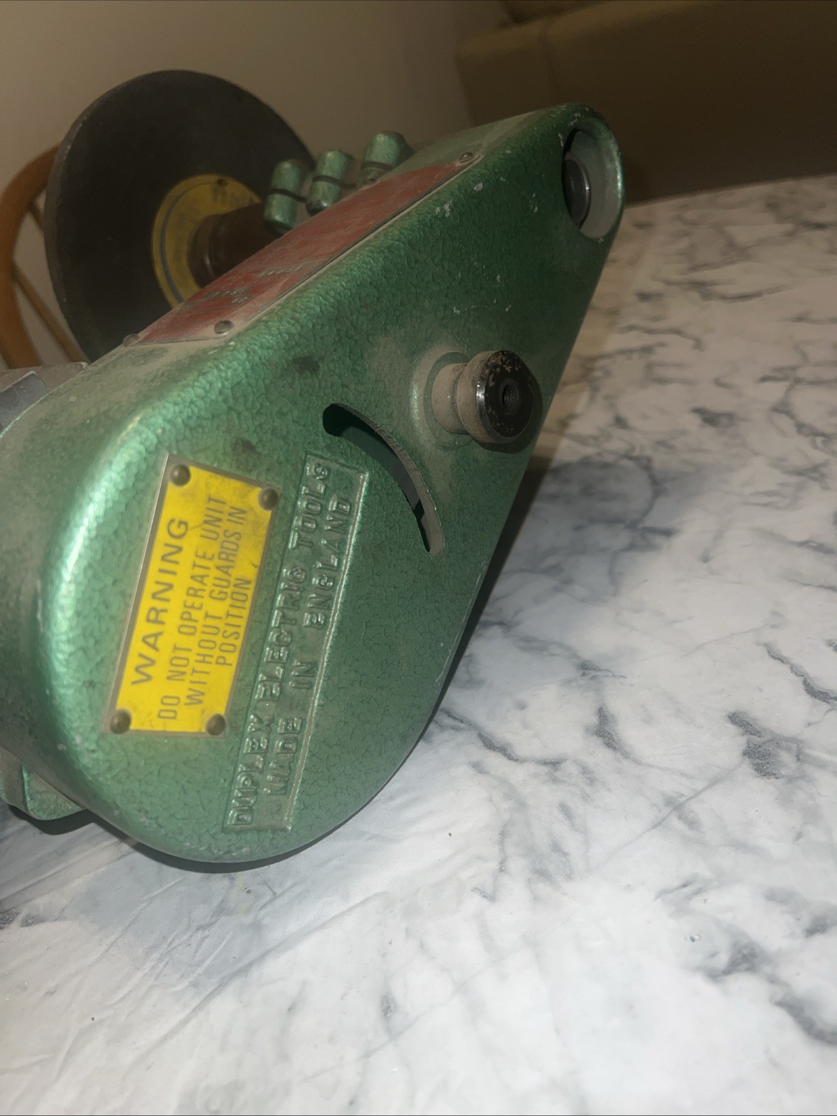 DUPLEX D27 C TOOL POST GRINDER CORD CASING IS WORN, WORKS GREAT TESTED